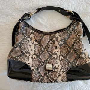 Dooney & Bourke python bag